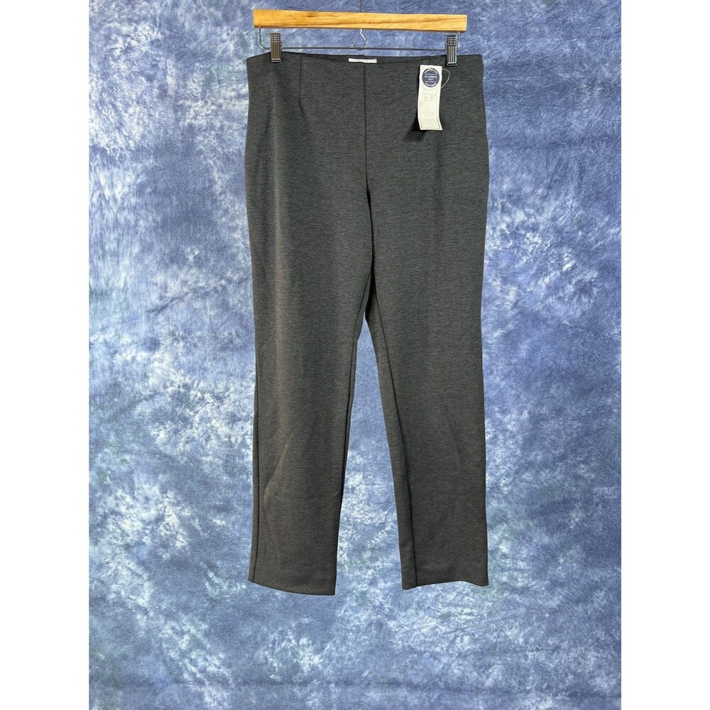 Charter Club Gray Comfort Waist Slime Leg Dress Pants  Sz 12 Career Work School